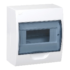 Корпус модульный пластиковый навесной ЩРН-П-8 IEK MKP12-N-08-40-20, 8 модулей, IP41