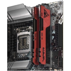 Оперативная память Patriot Viper Elite II, DDR4, 16GB (2x8 GB), 3600 MHz, CL20, DIMM, радиатор, красный, черный