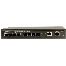 Коммутатор гигабитный Osnovo SW-7028, 8 *SFP 1000Base-FX, 2 x10/100/1000Base-T