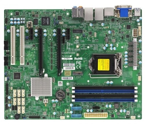 Материнская плата Supermicro X13SAE-F,ATX,LGA1700,Intel W680 Chipset,4x DIMM/ECC