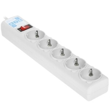 Сетевой фильтр Powercube SPG-B-15 5 м, 5 розеток, серый, коробка