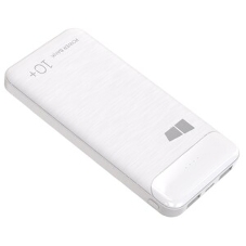 Портативный аккумулятор More choice (4620202550606) PB55-10 с кабелем 1USB 3.0A - 10000mAh белый