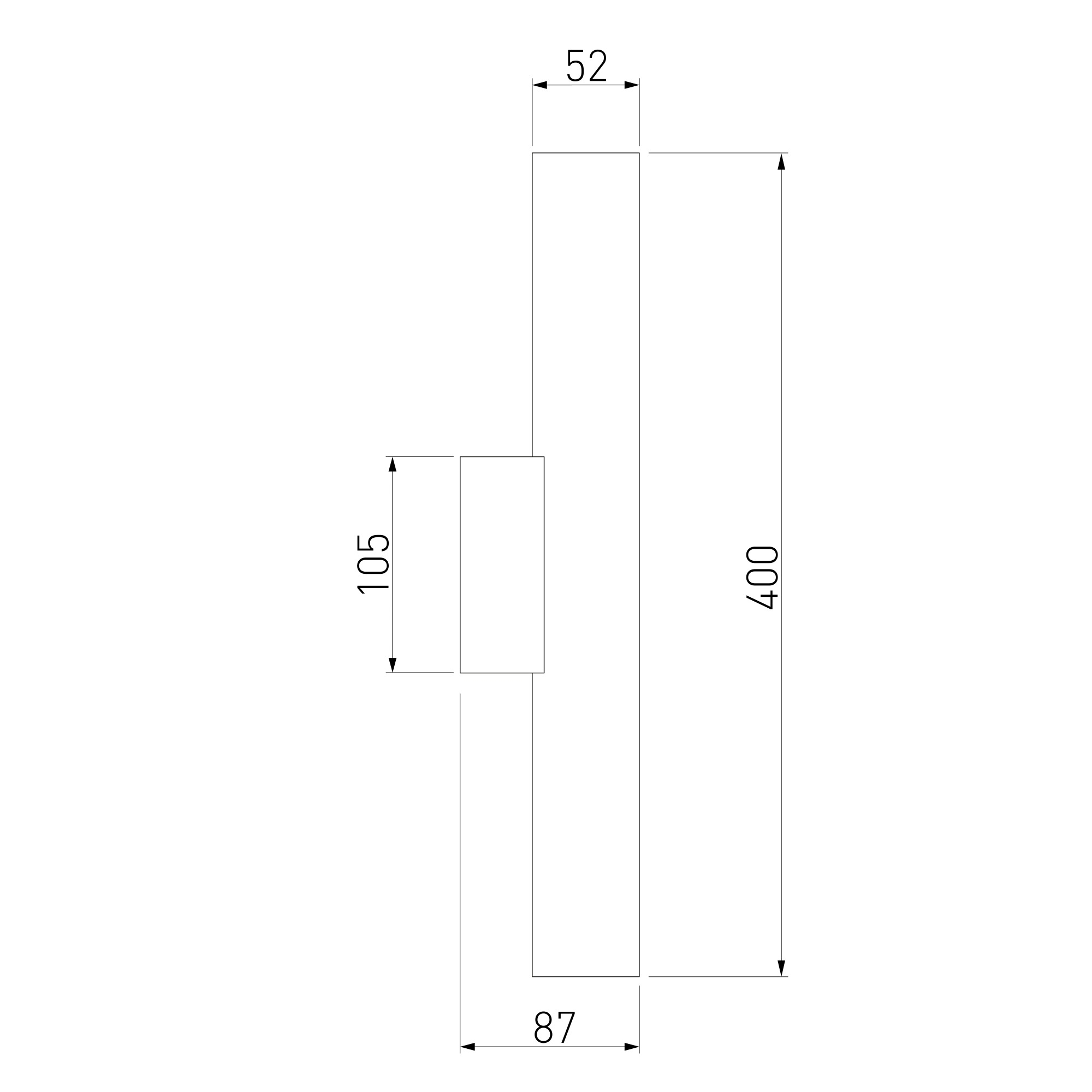 40123/LED/ Светильник настенный светодиодный Langer белый