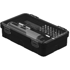 Отвертка аккумуляторная Deli DC161, (4В, 2А*ч, 5Нм, 300об/мин, Type-C, набор бит 4 шт, картон)