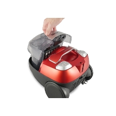 Пылесос Centek CT-2535 красный/черный, 350/2000 Вт, уборка сухая, пылесборник контейнер, 1,5 л