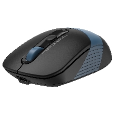 Мышь беспроводная A4Tech Fstyler FB10C черный/синий, 2000 dpi, радиоканал, Bluetooth, USB, кнопки - 4