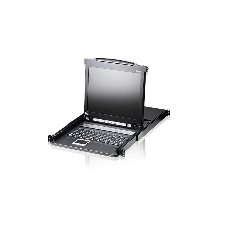 Переключатель/switch, KVM, 1 user консоль LCD/ЖК 19 =16 cpu/портов/port PS2/USB+VGA, с KVM-шнурами PS2 1х1.8м.;USB 1x1.8м., 1280x1024, 1U 19, исп.спец.шнуры, OSD, каскад 256, лат./рус.клав 16PLCD KVMP SWITCH 19INCH