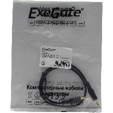 Кабель аудио Exegate EX284941RUS EX-CCA-404-0.5 (3.5mm Jack M/3.5mm Jack M, 0,5м, позолоченные контакты)