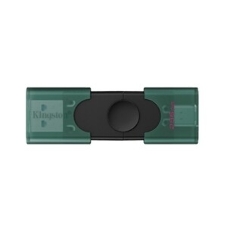 Флешка USB Kingston DataTraveler Duo (DTDEG2/256Gb), 256Gb, USB3.2/Type-C, R/W 150/60, зеленая