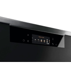 Кофе-машина Electrolux EBC85X автоматическая, сенсорное управление, нержавеющая сталь и черный