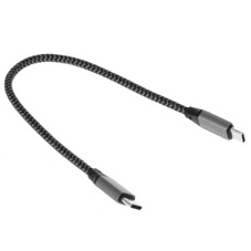 Кабель Satechi ST-U4C25M USB Type-C - USB Type-C 0.25м для зарядки и передачи данных (до 100W), серый космос