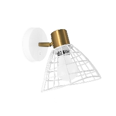 Светильник Ambrella light TR8600 WH/GD белый/золото E27 max 40W 154*145*205