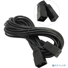 Кабель питания (UPS) ExeGate Power EC20-10P (С19->С20) VDE-250V-3*1.5-СU, 16А, черный, 10м