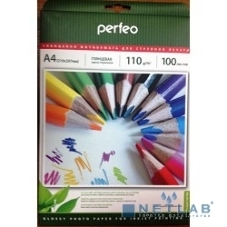 фотобумага Perfeo PF-GLA4-110/100 Бумага Perfeo глянцевая 100л, A4 110 г/м2 (G09)