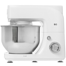Планетарный миксер BQ MX520 White. Макс. мощность: 1600 Вт, Регулировка скорости: 6 скоростей + импульсный режим