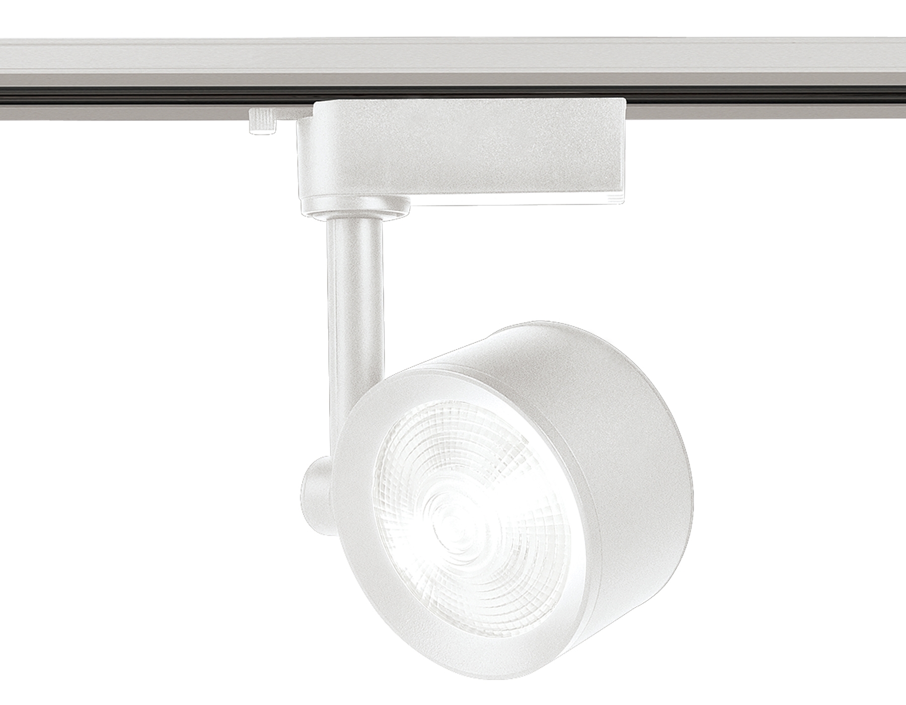 Трековый однофазный светодиодный светильник Ambrella light GL6389 WH белый LED 12W 4200K 24°