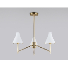 Люстра Ambrella light LH57131/3 BS/FR латунь/белый матовый E14/3 max 40W D650*590