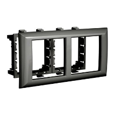 Рамка-суппорт 4 мод. Avanti для In-liner Front черный ДКС 4402914