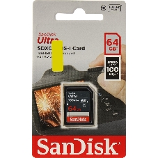 Флеш карта SDXC 64Gb UHS-I SDSDUNR-064G-GN3IN SANDISK