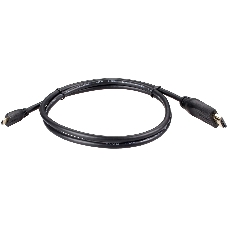 Кабель HDMI-19M --MicroHDMI-19M ver 2.0 1 м VCOM CG587-1M