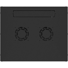 Шкаф коммутационный NTSS Lime (NTSS-WL9U5545GS-BL) настенный 9U 550x450 мм пер. дв. стекл несъемн. бок. пан. 30 кг черный 370 мм 12 кг 110 град. 500 мм IP20 сталь