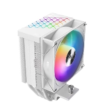 Кулер PCCooler R400 ARGb белый 92мм алюминий+медь 2200rpm 30db 4-pin 180W 133мм