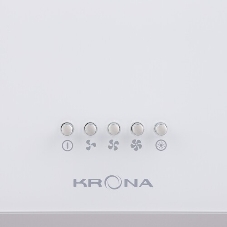 Наклонная вытяжка Krona HELGA 600 белый S