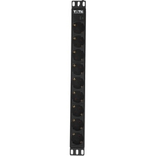 Управляемый блок распределения питания Lanmaster TWT-PDU19-16A9P-3.0 верт.размещ. 8xC13C13 базовые 10A C14