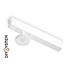 Крепеж трековый для корпуса DIY D60mm 232*60*80 WH белый Крепеж трековый для корпуса DIY D60mm 232*60*80 WH белый