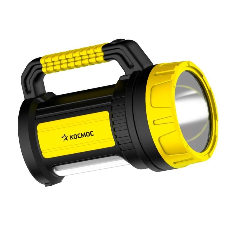 Фонарь светодиодный аккум. Космос 5W LED 3 режима бок. панель 10Вт зарядное устройство 220/12В