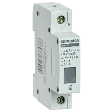 Ограничитель перенапряжения ОПС1-C 1Р 10/40кА 230В GENERICA IEK MOP20-1-C-G Ограничитель перенапряжения ОПС1-C 1Р 10/40кА 230В GENERICA IEK MOP20-1-C-G