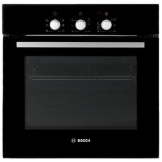 Духовой шкаф Bosch HBF011BA1T Serie 2, черный, класс энергоэффективности А, 4 режима,71 литр, сделано в Турции