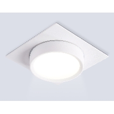 Светильник встраиваемый Ambrella light TN6737 WH белый IP44 GX53 110*110*57