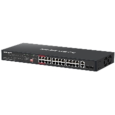 Коммутатор Mercusys MS128GP, 24×1 Гбит/с PoE + 2×1 Гбит/с + 2×1 Гбит/с SFP, неуправляемый