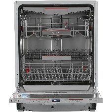 Встраиваемая посудомоечная машина Bosch SMV6ECX08E, серебристый, 59.8 см, 14 компл., 42 дБ, класс G