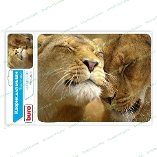 Коврик для мышки Buro пластиковый Лев 230х180х2мм