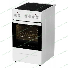 Плита электрическая Darina 1D5 EC 241 614 W белый/черный, конфорок 4 шт, духовка 50 л, 50 см x 85 см x 60 см