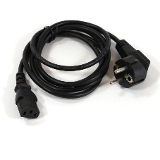 Кабель компьютер-розетка 220V (EURO) VDE 3G0,75мм2 VCOM CE021-CU 1,8 м