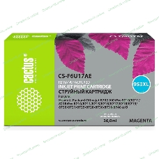 Картридж струйный Cactus CS-F6U17AE (953XL) пурпурный (26 мл) для HP OJ Pro 7740/8210/8218/8710/8715