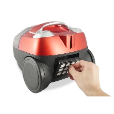 Пылесос Centek CT-2535 красный/черный, 350/2000 Вт, уборка сухая, пылесборник контейнер, 1,5 л