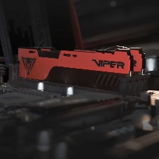 Оперативная память Patriot Viper Elite II, DDR4, 16GB (2x8 GB), 3600 MHz, CL20, DIMM, радиатор, красный, черный