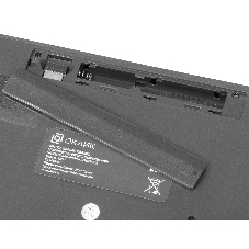 Комплект клавиатура+мышь Oklick 300M беспроводной, USB, 1600 DPI, серый/чёрный