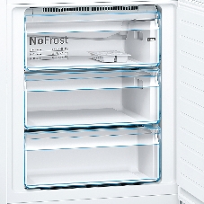 Холодильник Bosch KGN49XWEA белый двухкамерный 330/108л морозилка снизу, No Frost