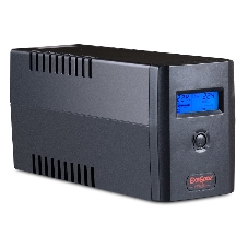 Источник бесперебойного питания ExeGate Power Smart ULB-800 LCD 800VA, черный, 2 евророзетки, USB