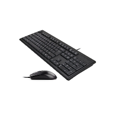 Комплект клавиатура+мышь A4Tech KRS-8372 проводной, USB, 1200 DPI, чёрный