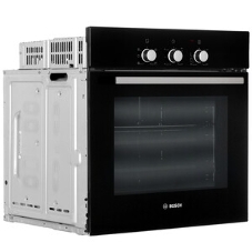 Духовой шкаф Bosch HBF011BA1T Serie 2, черный, класс энергоэффективности А, 4 режима,71 литр, сделано в Турции