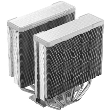 Кулер для процессора DEEPCOOL AG620 G2 WH LGA1954/1851/1700/AM5/AM4 (9шт/кор, TDP 270W, PWM, DUAL Black Fan 120mm, 6 тепл. трубок, белый) RET