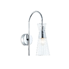 Настенный светильник Ambrella light LH55655 СH/CL хром/прозрачный E14 max 40W 220*90*300