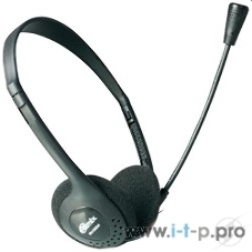 Гарнитура Ritmix RH-512M чёрный, проводная, 3.5 мм