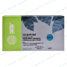 Картридж струйный Cactus CS-B3P24A №727 серый (130 мл) для HP DJ T920/T1500/T2530